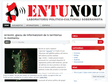 Tablet Screenshot of entunou.wordpress.com