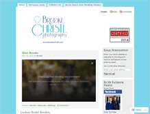 Tablet Screenshot of brookechristlphotography.wordpress.com