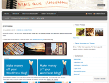 Tablet Screenshot of maisquelinguagem.wordpress.com