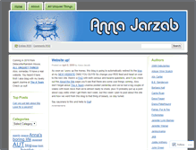 Tablet Screenshot of annakjarzab.wordpress.com