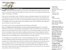 Tablet Screenshot of jbwrites2.wordpress.com