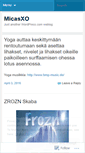 Mobile Screenshot of micasxo.wordpress.com