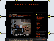 Tablet Screenshot of ipissstandingup.wordpress.com
