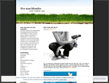 Tablet Screenshot of fivenonblondes.wordpress.com