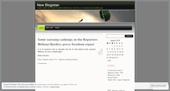 Desktop Screenshot of newblogistan.wordpress.com