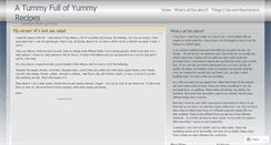 Desktop Screenshot of afulltummy.wordpress.com