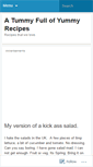 Mobile Screenshot of afulltummy.wordpress.com