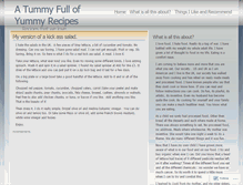 Tablet Screenshot of afulltummy.wordpress.com