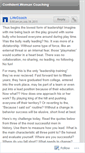 Mobile Screenshot of confidentwomancoaching.wordpress.com
