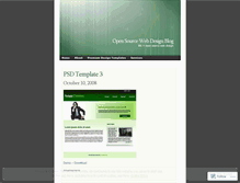 Tablet Screenshot of opensourcewebdesign.wordpress.com