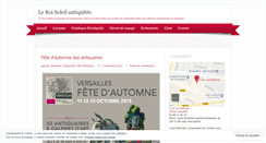 Desktop Screenshot of leroisoleilblog.wordpress.com