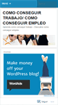 Mobile Screenshot of conseguirtrabajo1.wordpress.com