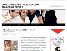 Tablet Screenshot of conseguirtrabajo1.wordpress.com