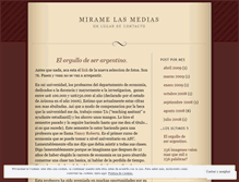 Tablet Screenshot of miramelasmedias.wordpress.com