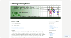 Desktop Screenshot of ahkarena.wordpress.com