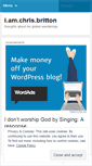 Mobile Screenshot of iamchrisbritton.wordpress.com