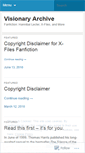 Mobile Screenshot of hannibalvisionsarchive.wordpress.com