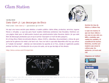 Tablet Screenshot of glamstation.wordpress.com