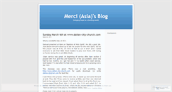 Desktop Screenshot of merci2asia.wordpress.com