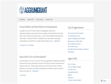 Tablet Screenshot of aggromigrant.wordpress.com