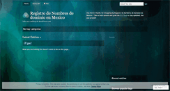 Desktop Screenshot of dominiosmexico.wordpress.com