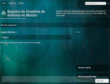 Tablet Screenshot of dominiosmexico.wordpress.com