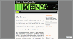 Desktop Screenshot of camarakenya10.wordpress.com