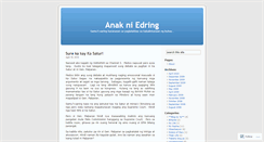 Desktop Screenshot of anakniedring.wordpress.com