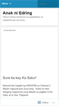 Mobile Screenshot of anakniedring.wordpress.com