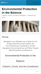 Mobile Screenshot of envconstitution.wordpress.com