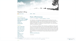 Desktop Screenshot of hanlintang.wordpress.com