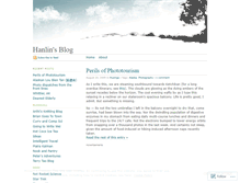 Tablet Screenshot of hanlintang.wordpress.com