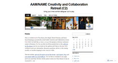 Desktop Screenshot of creativityandcollaboration.wordpress.com