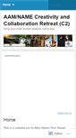 Mobile Screenshot of creativityandcollaboration.wordpress.com