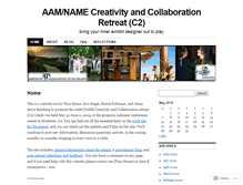 Tablet Screenshot of creativityandcollaboration.wordpress.com