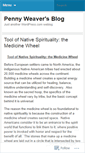 Mobile Screenshot of pennyweaver.wordpress.com