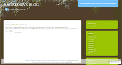 Desktop Screenshot of kalikedua.wordpress.com