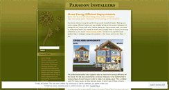 Desktop Screenshot of paragoninstallers.wordpress.com