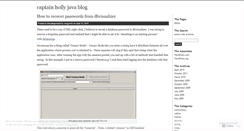 Desktop Screenshot of captainholly.wordpress.com