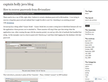 Tablet Screenshot of captainholly.wordpress.com