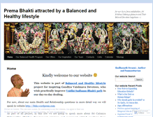 Tablet Screenshot of premabhakti.wordpress.com