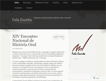 Tablet Screenshot of falaeescrita.wordpress.com