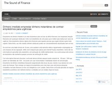 Tablet Screenshot of financesound.wordpress.com