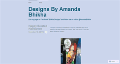 Desktop Screenshot of amandabhikha.wordpress.com