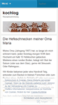 Mobile Screenshot of kochlog.wordpress.com