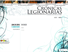 Tablet Screenshot of cronicaslegionarias.wordpress.com