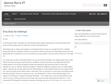 Tablet Screenshot of gemmamorrispt.wordpress.com