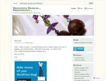 Tablet Screenshot of definitivedesignsbyrwilson.wordpress.com