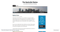 Desktop Screenshot of nashvillediaries.wordpress.com