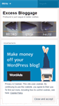 Mobile Screenshot of excessbloggage.wordpress.com